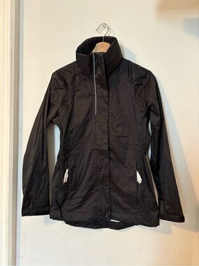 Cutter & Buck Ladies Black Trail Head Hooded Waterproof Jacket (XS)